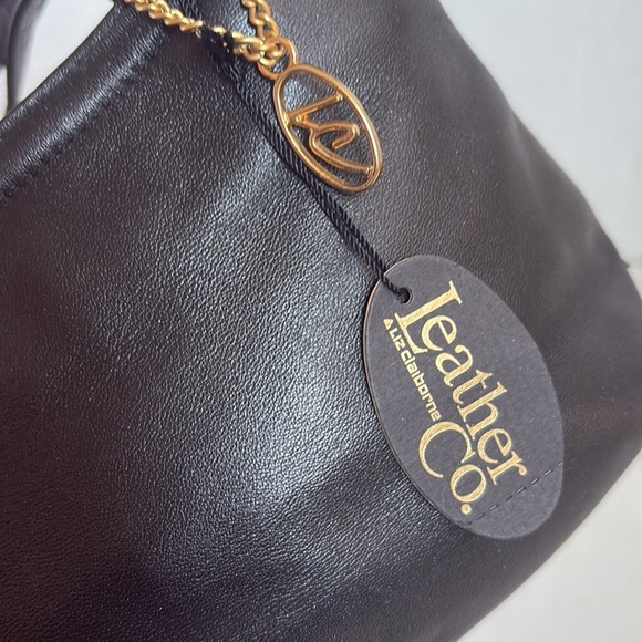 Vintage Liz Claiborne Leather Co. black genuine leather mini purse “After Hours” - Picture 9 of 16